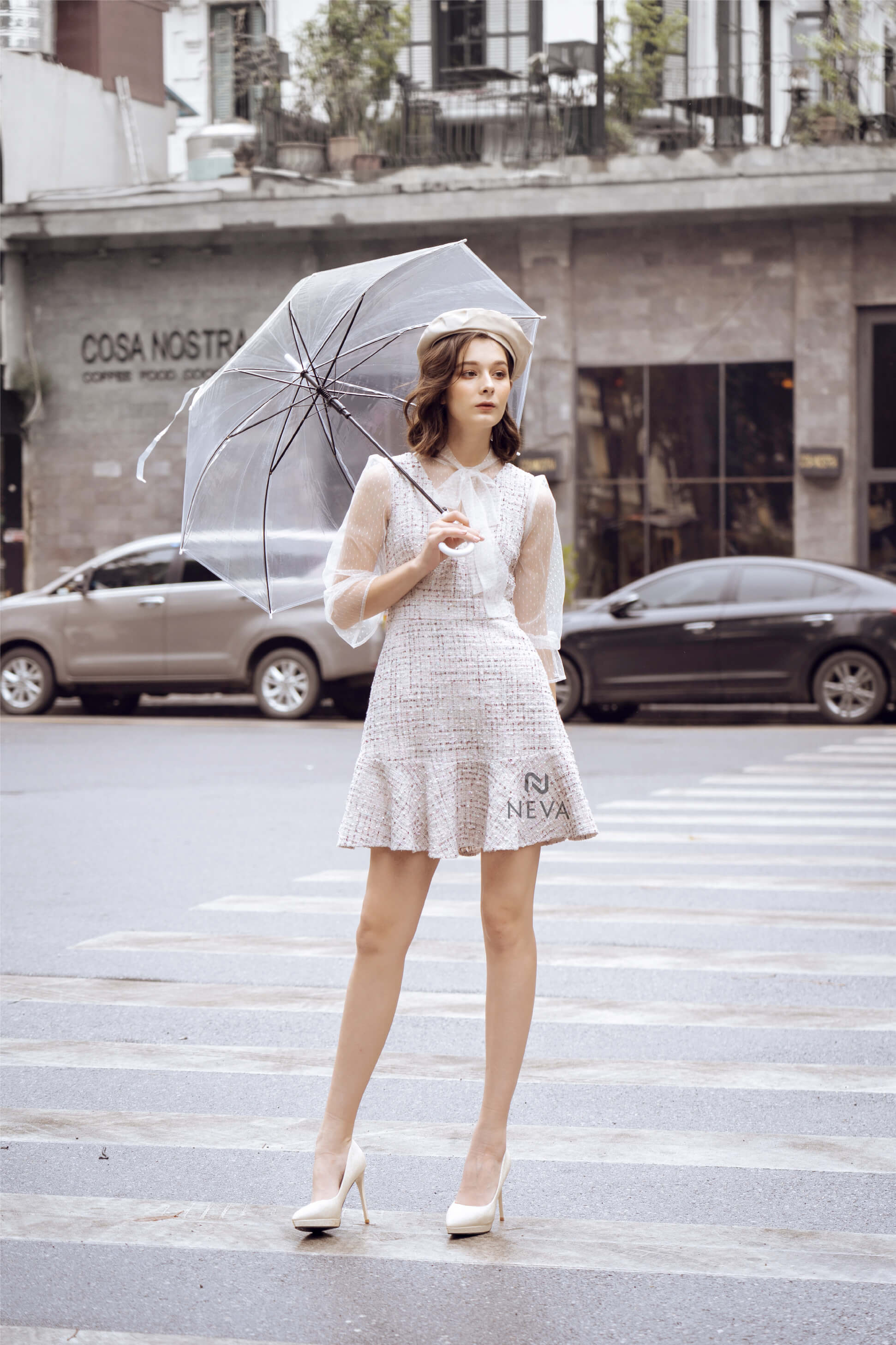 Đẳng cấp nhưng không kém phần quyến rũ, sành điệu mẫu váy thu đông Hàn Quốc